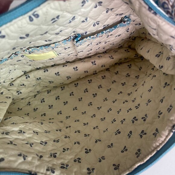 Lemon Hill Blue Paisley Shoulder Bag - Picture 3 of 10